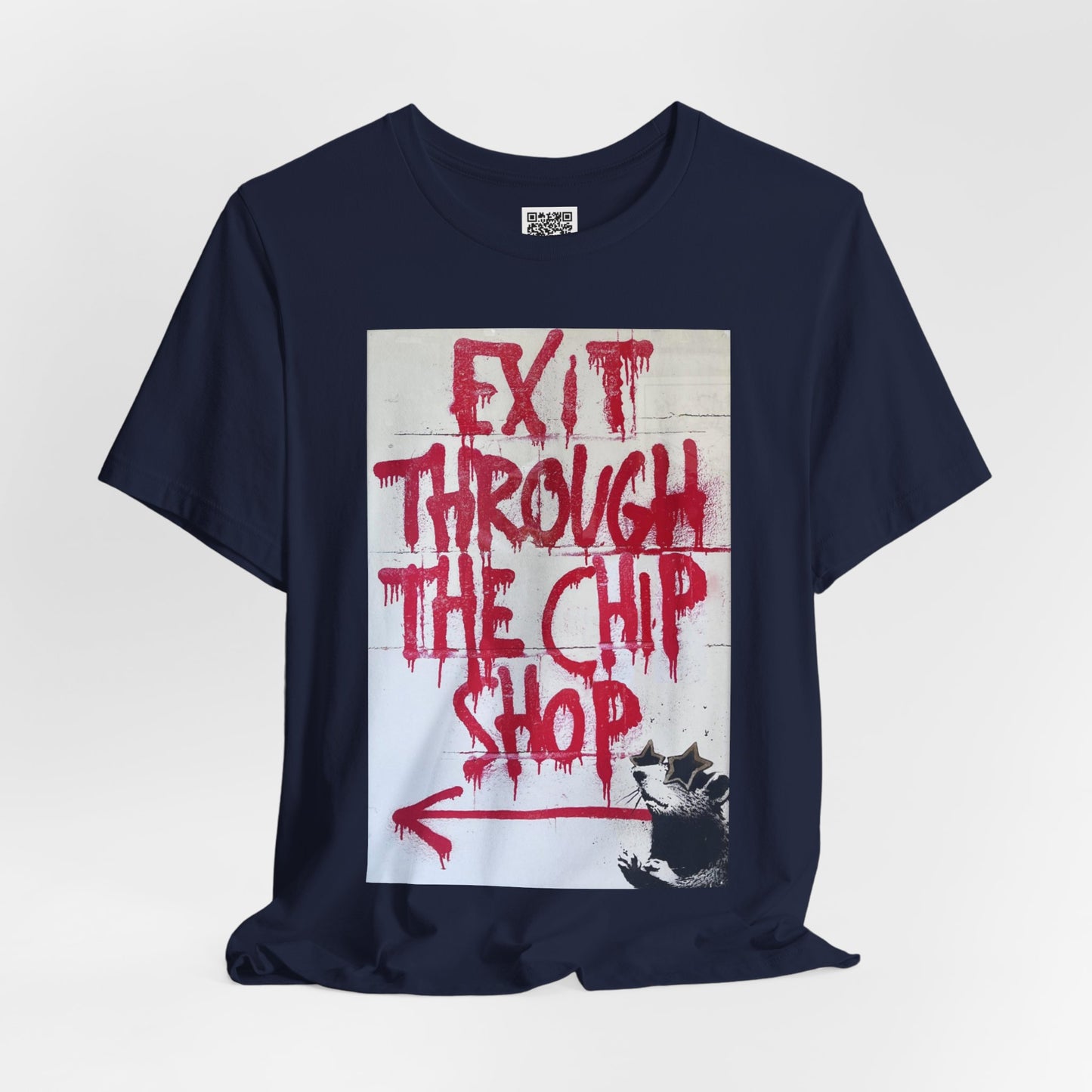 "Exit Through the Chip Shop" T-Shirt – Inspired by Banksy